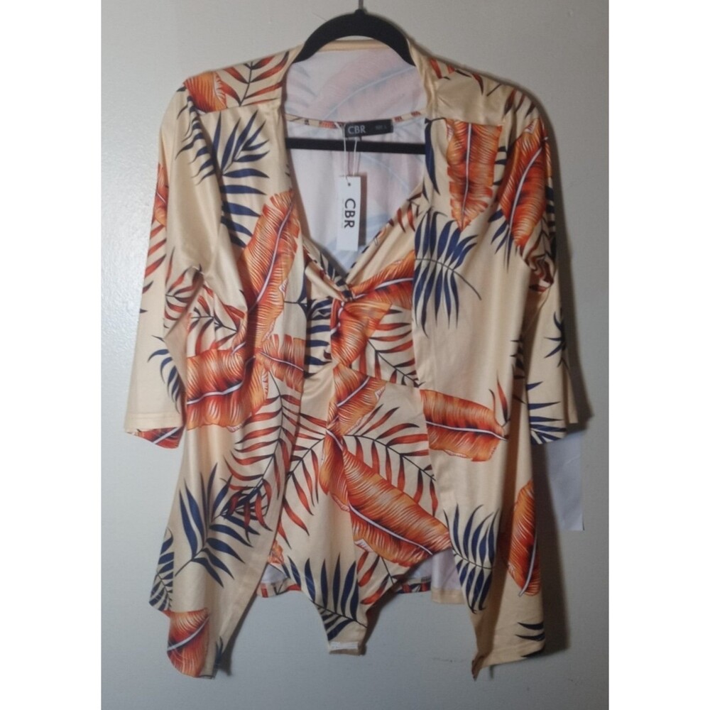 CBR Tropical Silky Swimsuit and Cover Up size Large